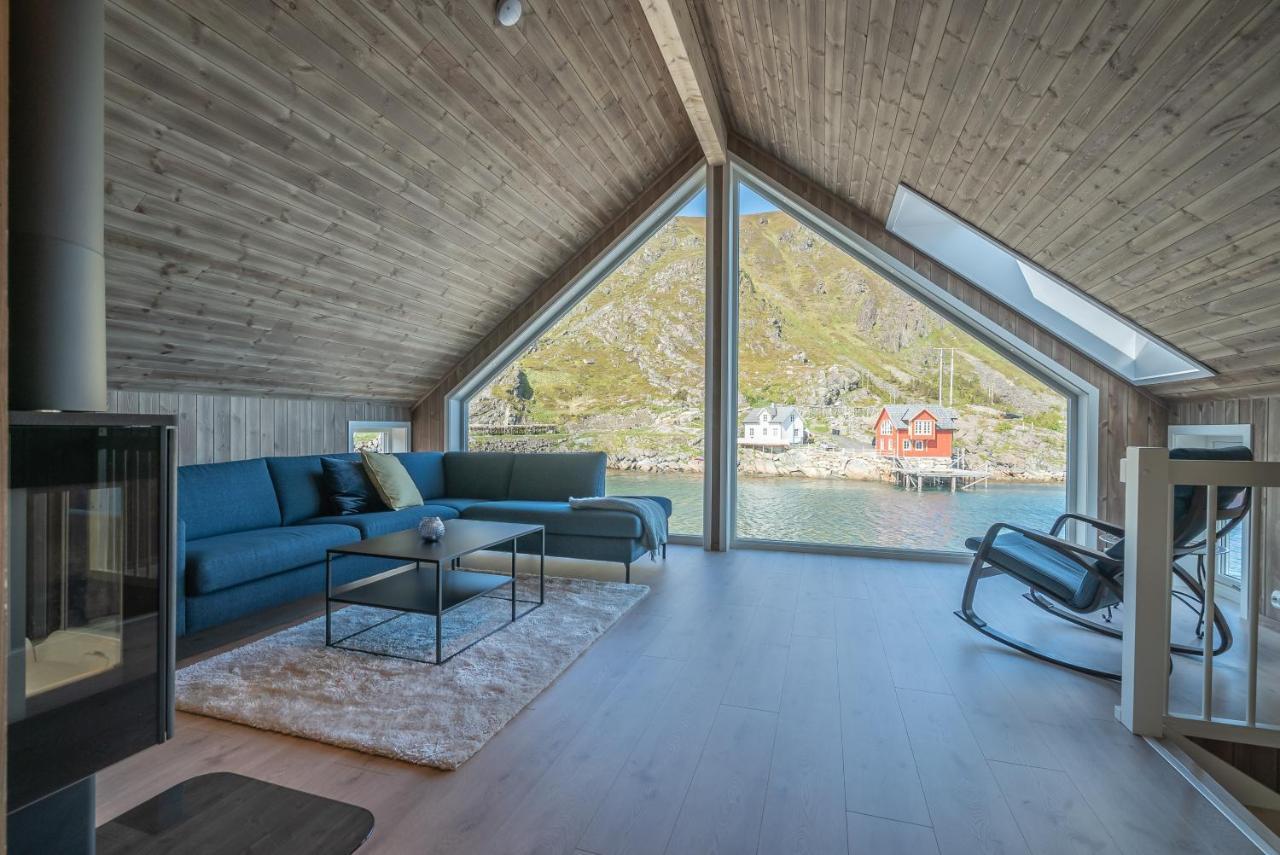 Seafront New Cabin In Lofoten Ballstad Ngoại thất bức ảnh