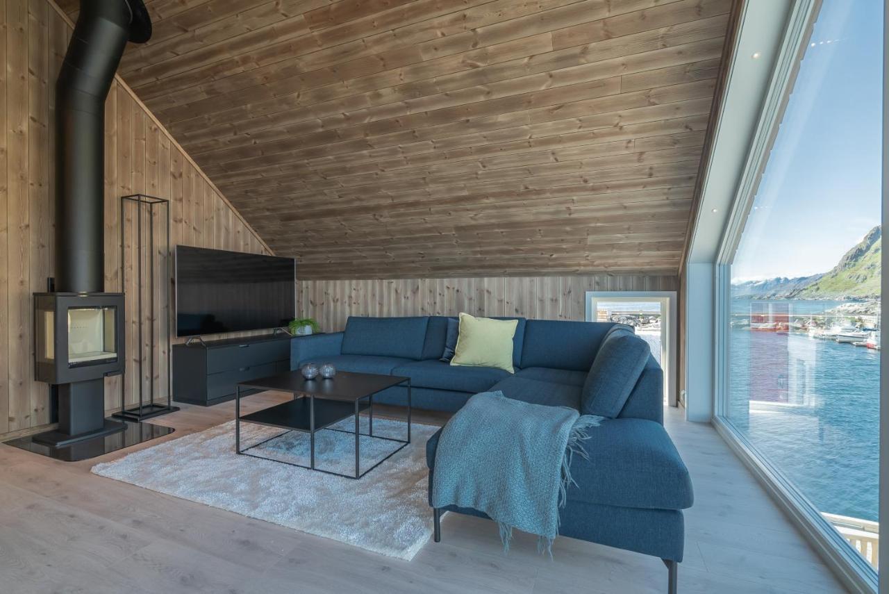 Seafront New Cabin In Lofoten Ballstad Ngoại thất bức ảnh