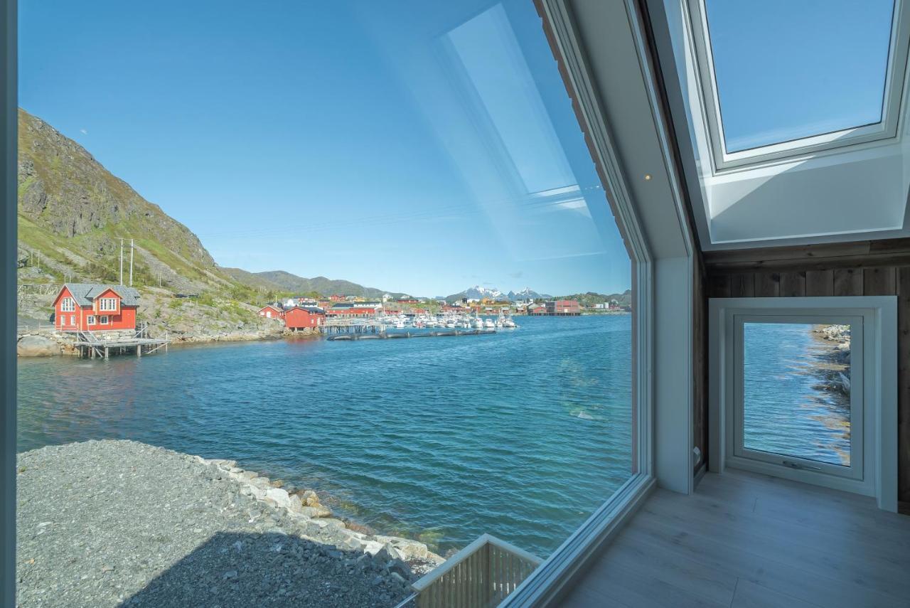 Seafront New Cabin In Lofoten Ballstad Ngoại thất bức ảnh